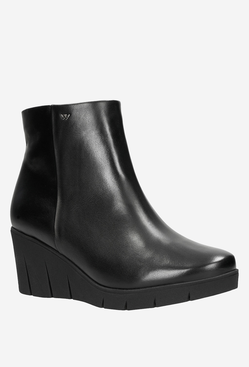 Čierne členkové čižmy na chvíle plné pohody 55112-51 Widok 3