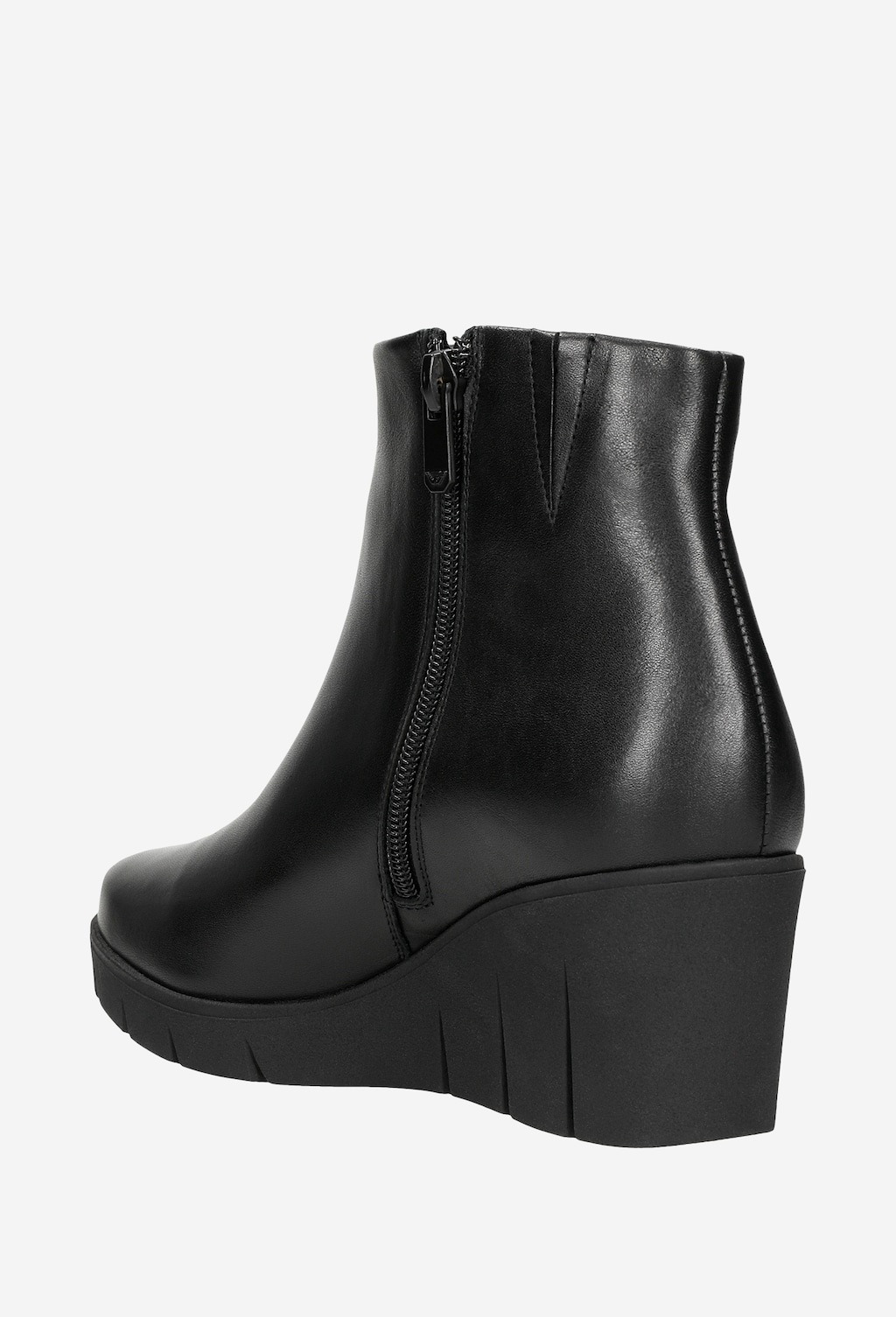 Čierne členkové čižmy na chvíle plné pohody 55112-51 Widok 4