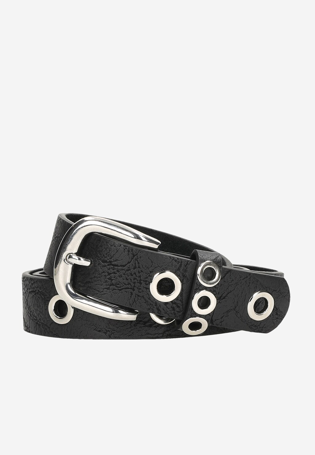 WJS czarny pasek damski w rockowym stylu WJS91017-51 Widok 1