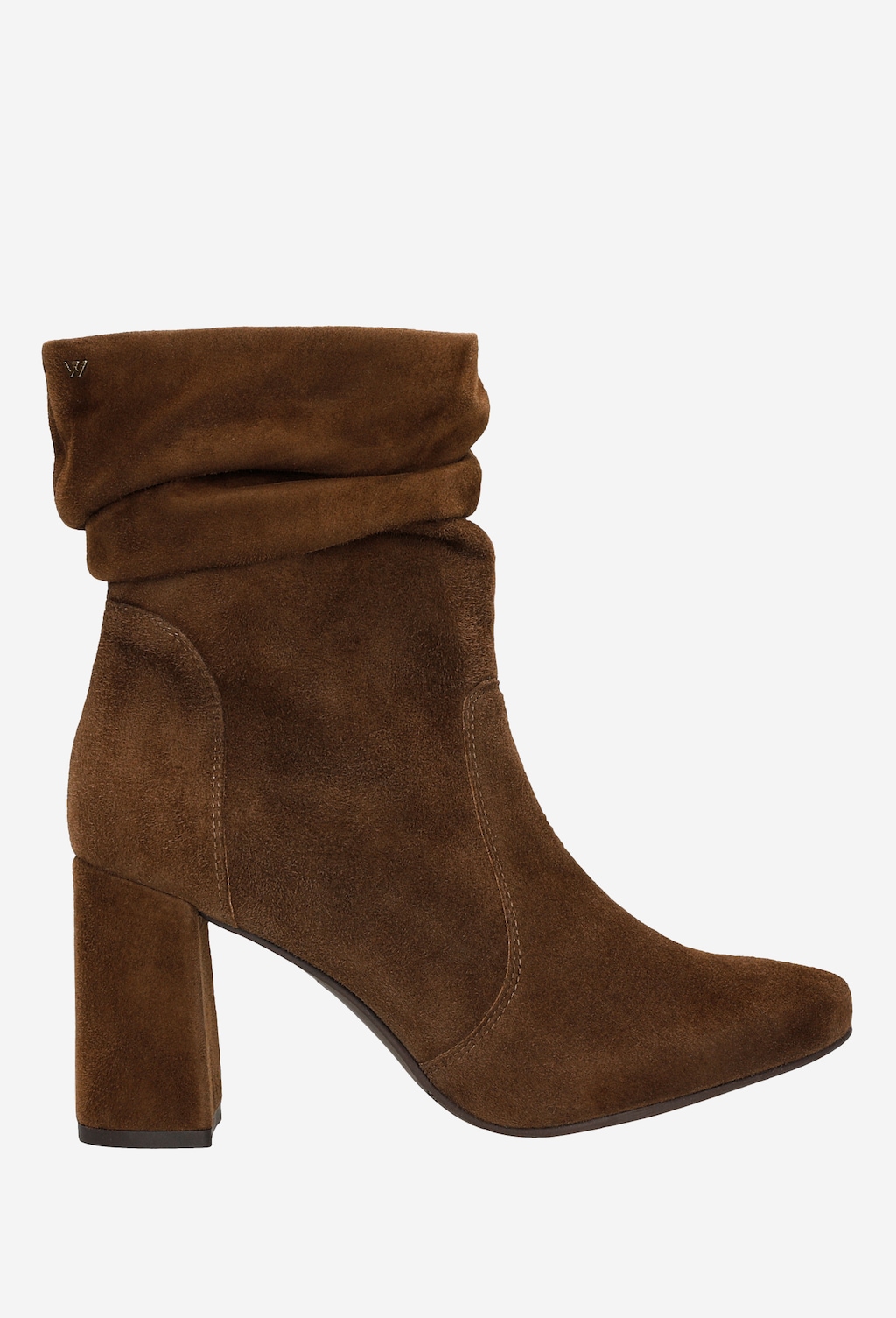 Luxusné členkové čižmy na opätku v krásnej hnedej farbe 55072-62 Widok 2