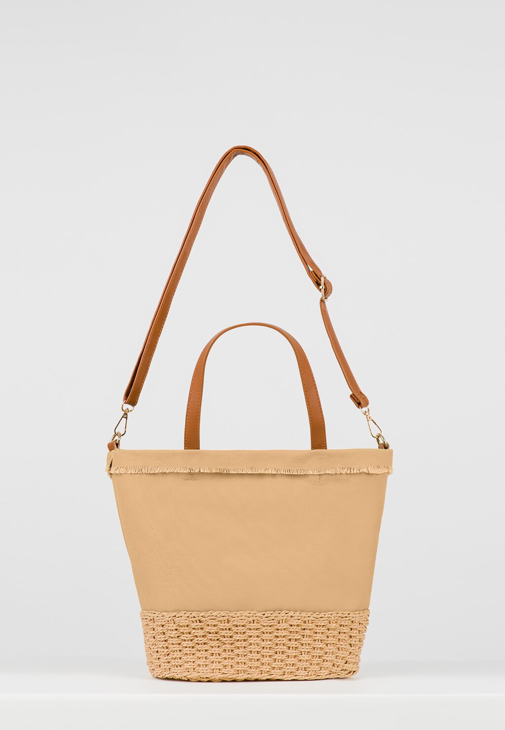 WJS pojemna brązowa torebka typu shopper bag WJS76063-82 Widok 2