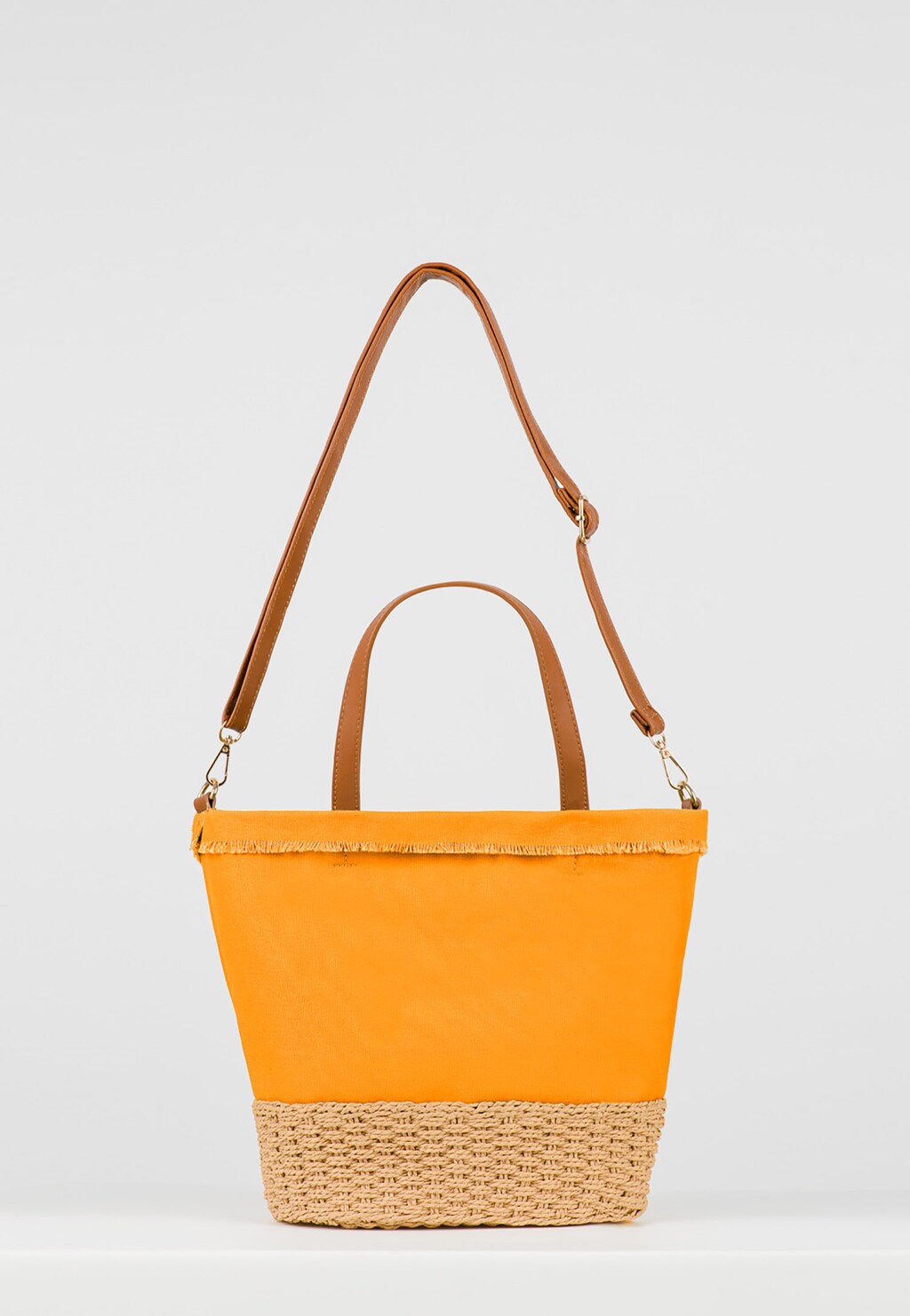 WJS pojemna pomarańczowa torebka damska na lato WJS76063-85 Widok 2