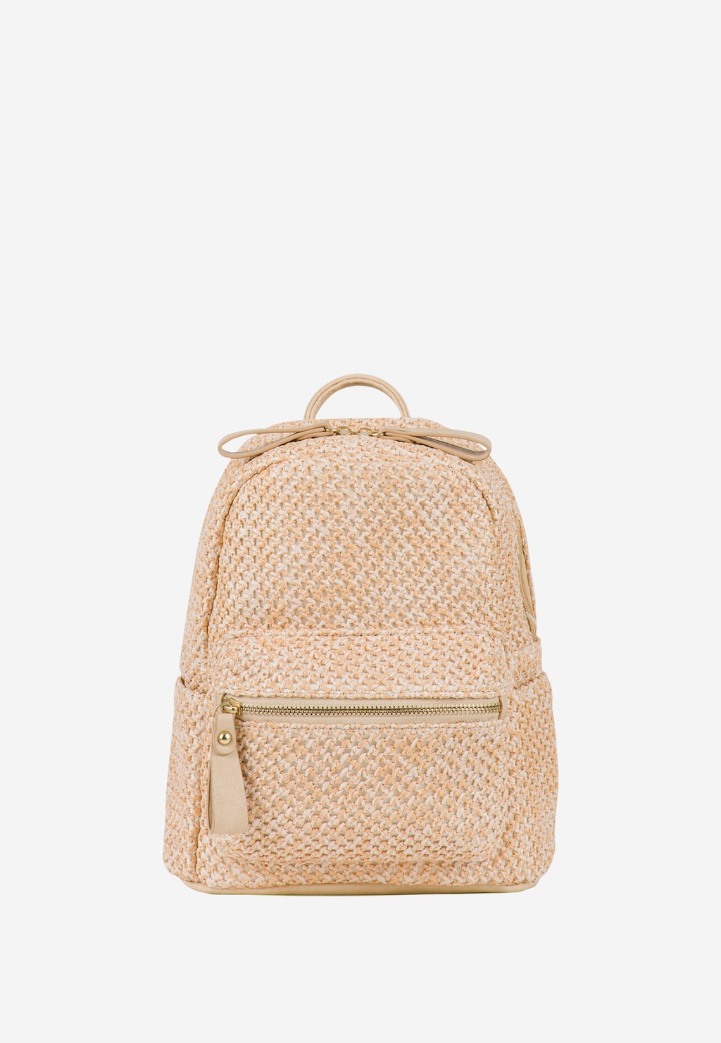 WJS beżowy plecak z plecionki WJS90004-44 Widok 1