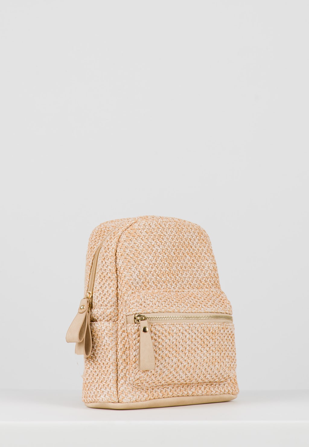 WJS beżowy plecak z plecionki WJS90004-44 Widok 2