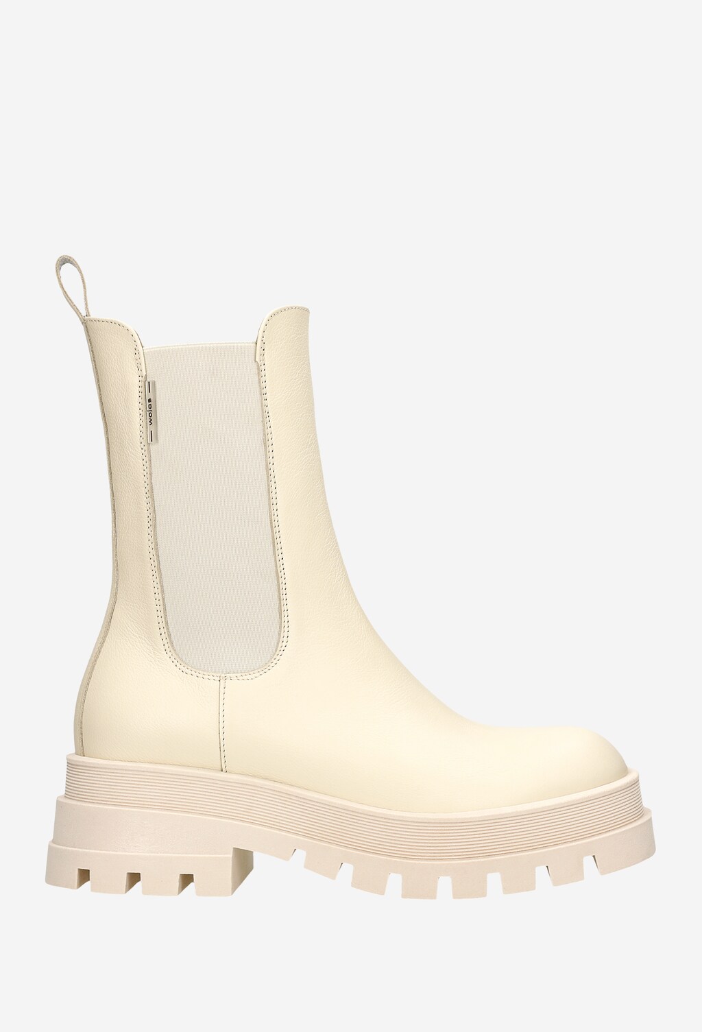 Výrazná kotníková dámská obuv v béžovém provedení 55132-54 Widok 2