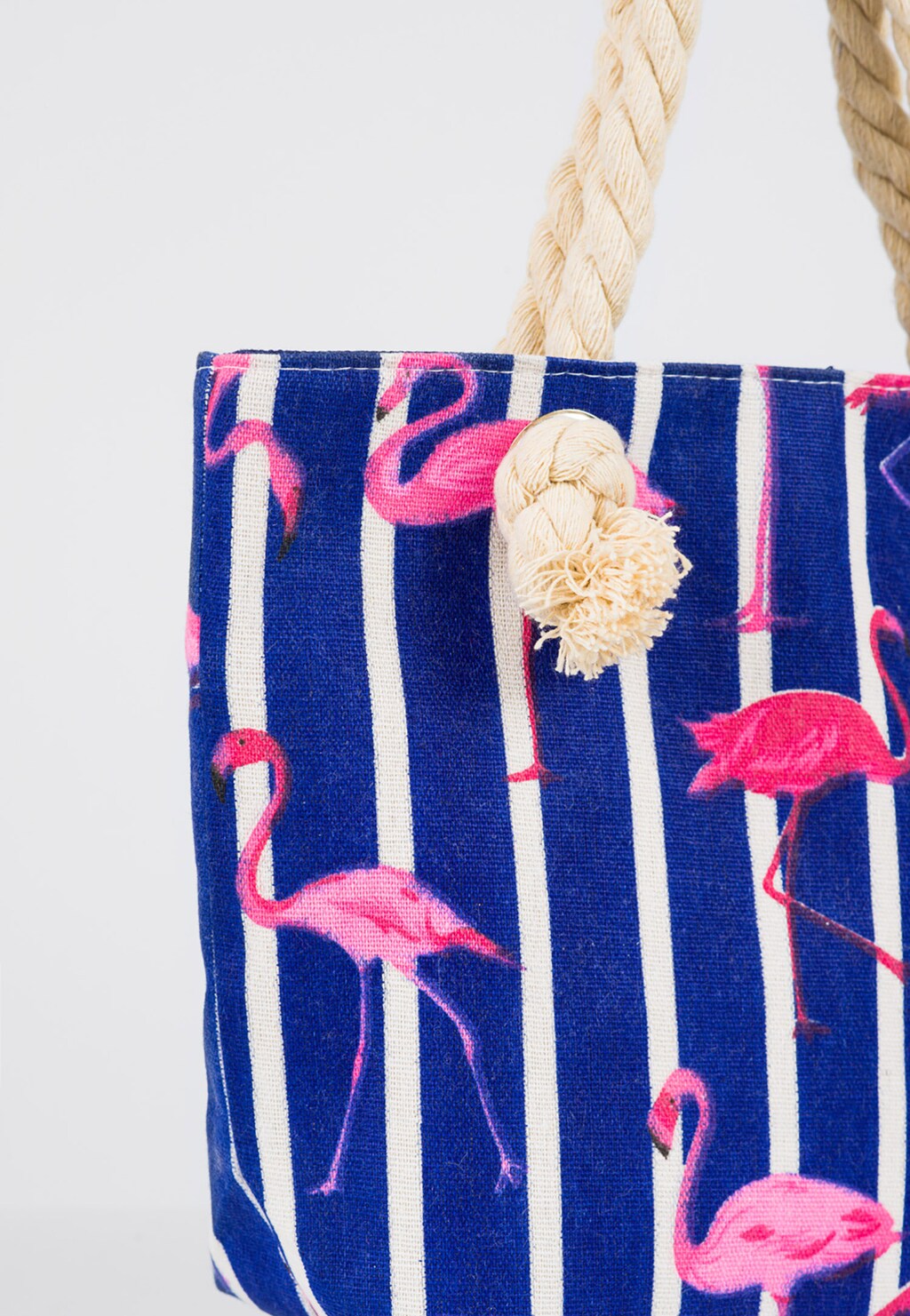WJS mała bawełniana torebka damska z motywem flamingów WJS76067-15 Widok 3