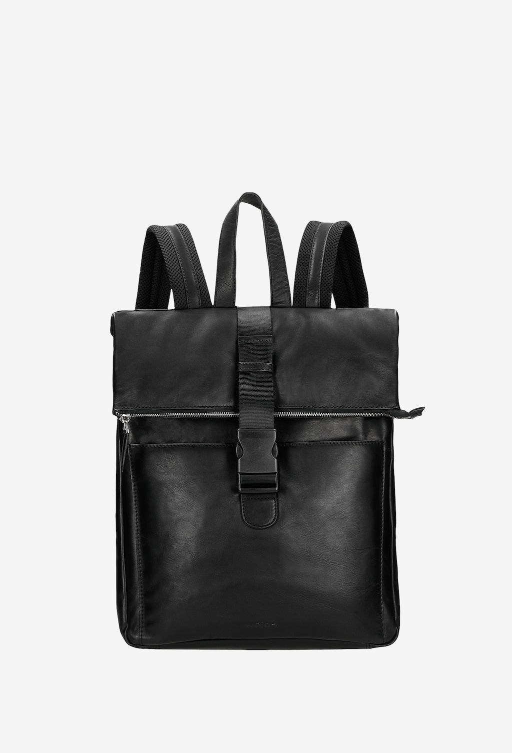 Czarny plecak męski ze skóry naturalnej 80142-51 Widok 2