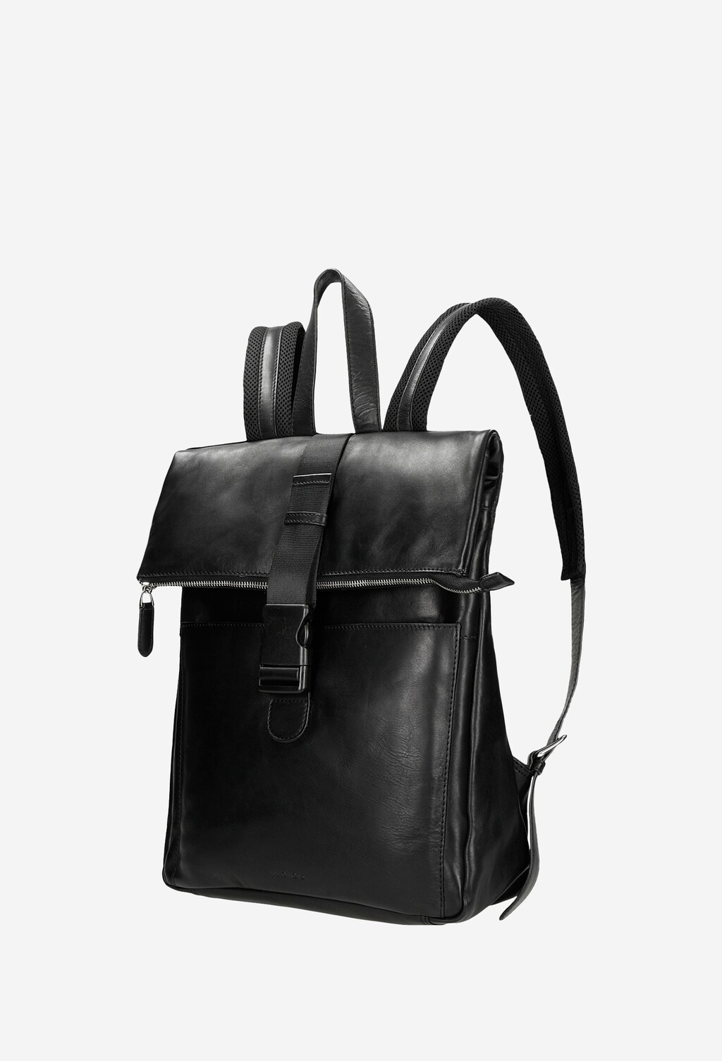 Czarny plecak męski ze skóry naturalnej 80142-51 Widok 3