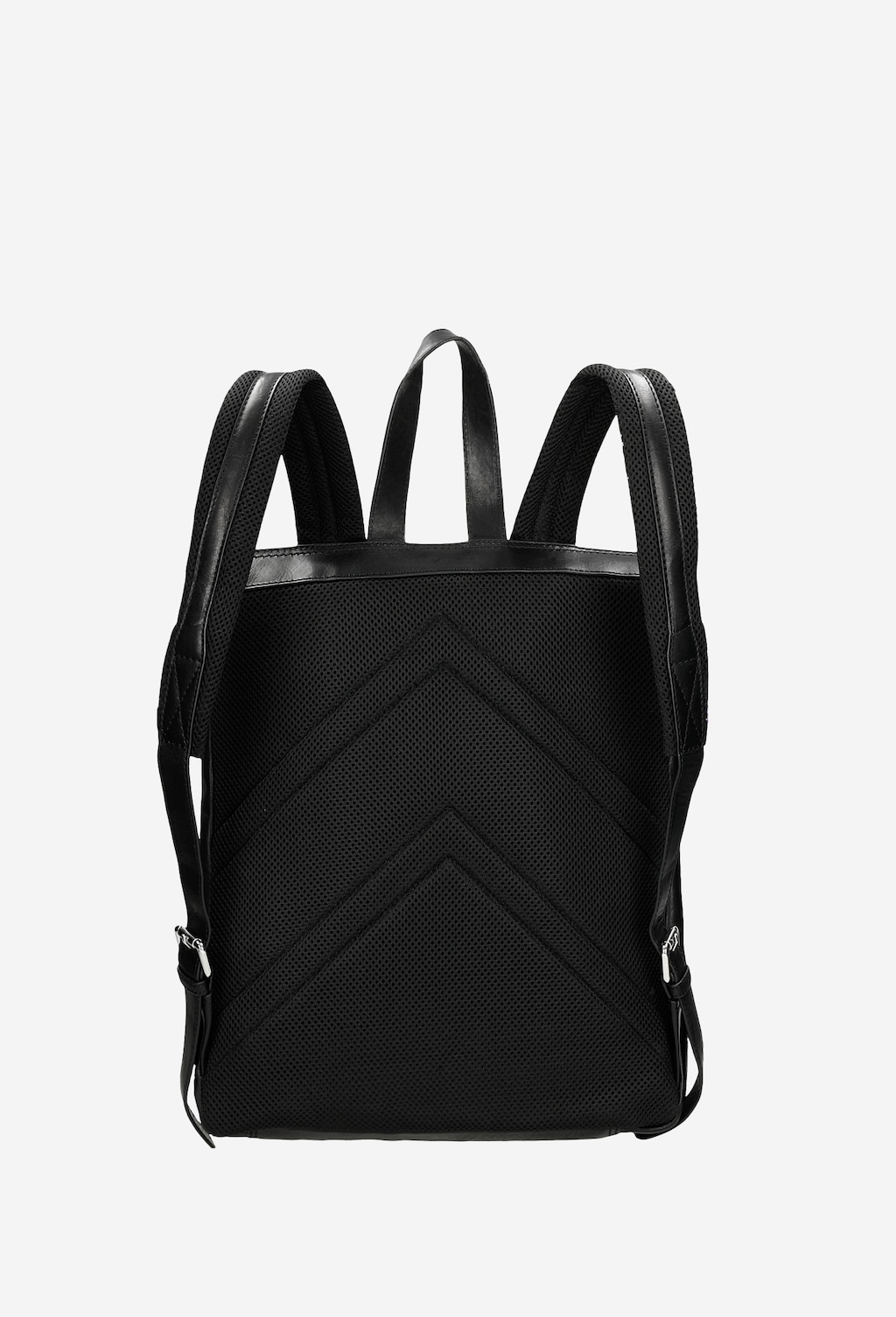 Czarny plecak męski ze skóry naturalnej 80142-51 Widok 4