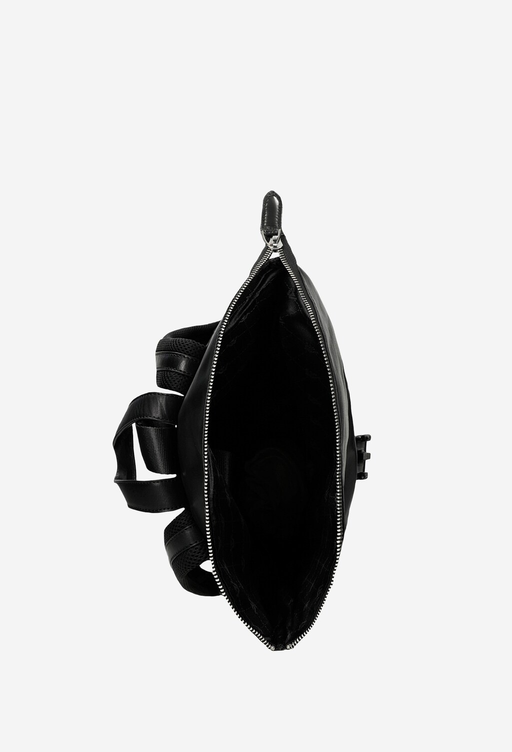 Czarny plecak męski ze skóry naturalnej 80142-51 Widok 5