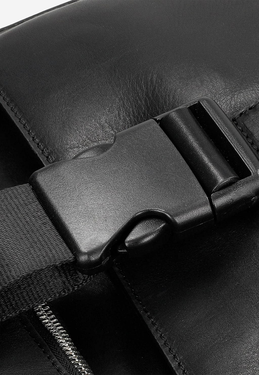 Czarny plecak męski ze skóry naturalnej 80142-51 Widok 6