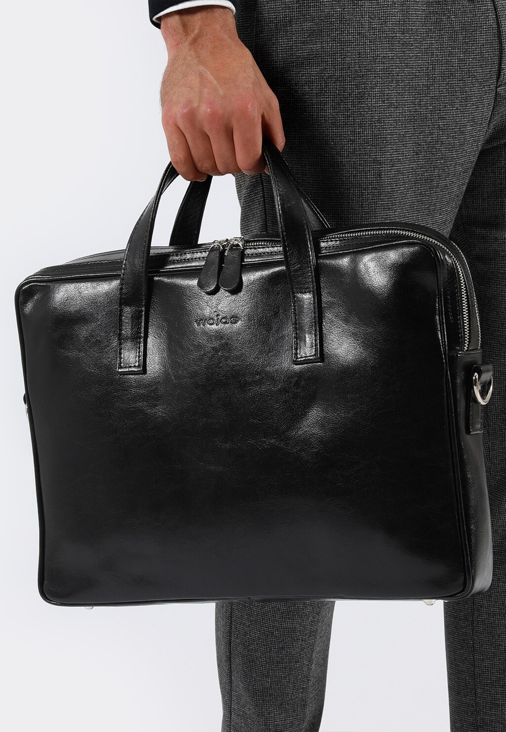 Czarna elegancka torba męska 80060-51 Widok 7