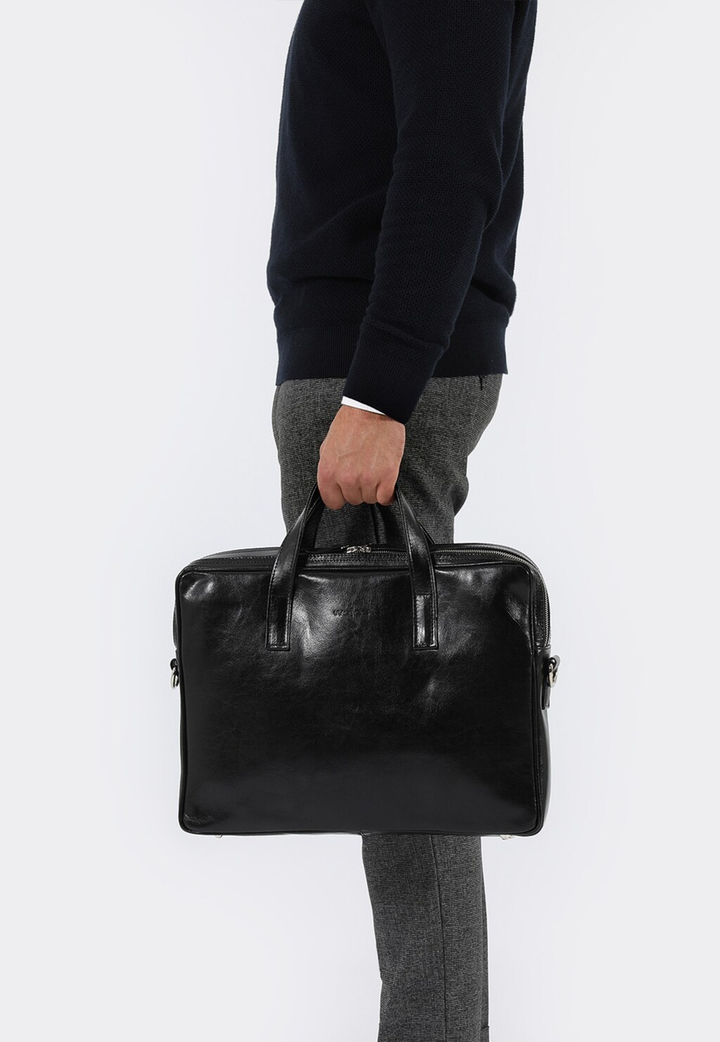 Czarna elegancka torba męska 80060-51 Widok 1