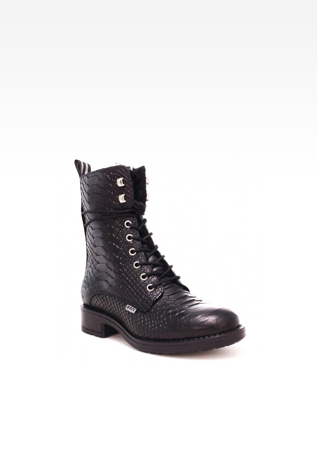 Zateplené kotníkové boty Wojas x Bartek 8400351, pro dívky, černé Widok 2