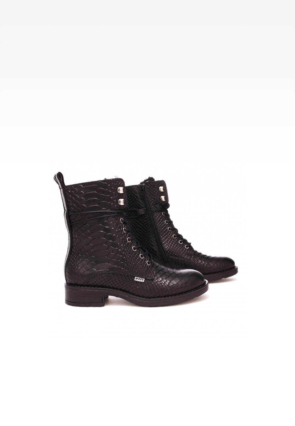 Zateplené kotníkové boty Wojas x Bartek 8400351, pro dívky, černé Widok 6