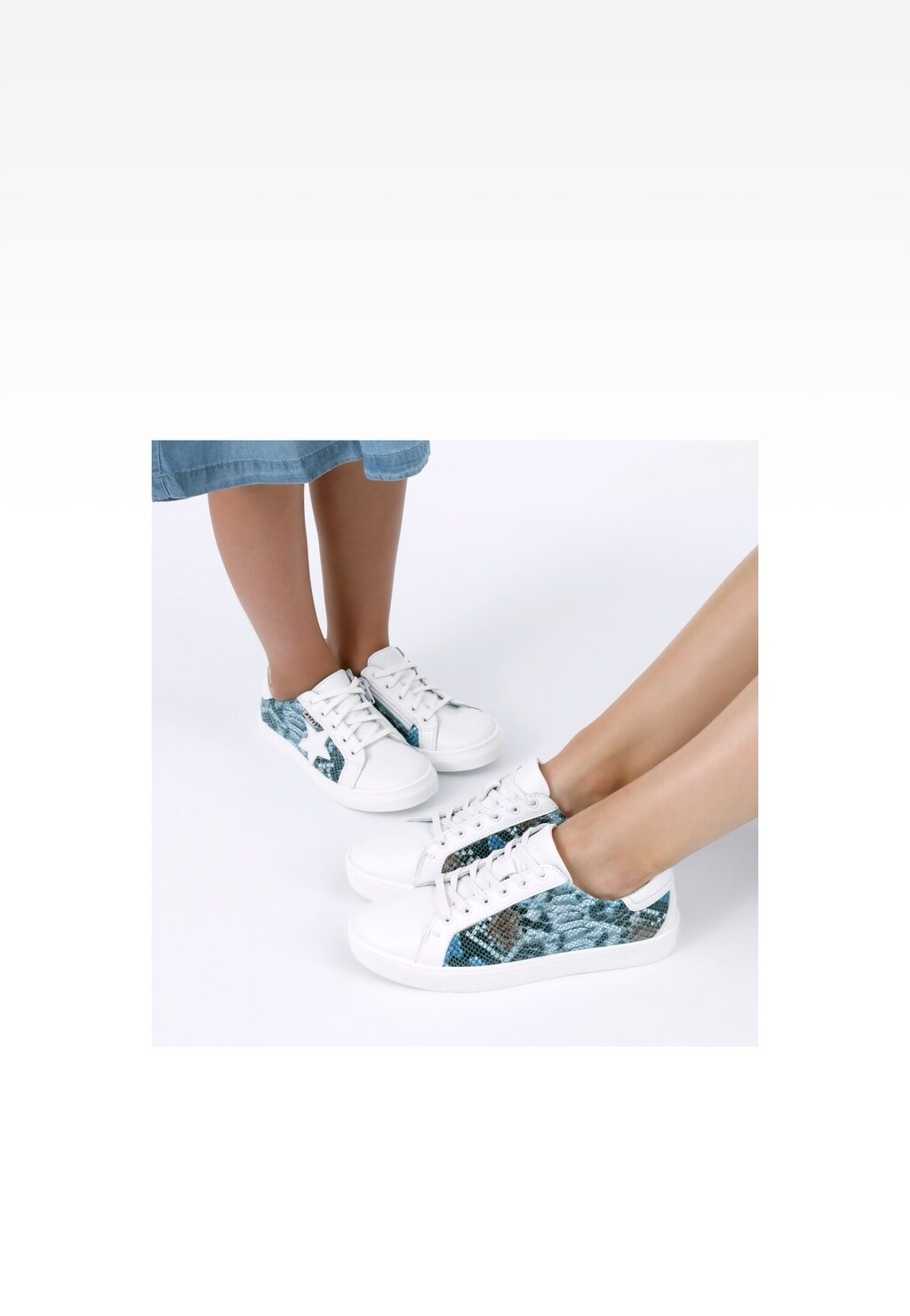 Półbuty BARTEK 8300186, dla dziewcząt, biało-niebieski Widok 9