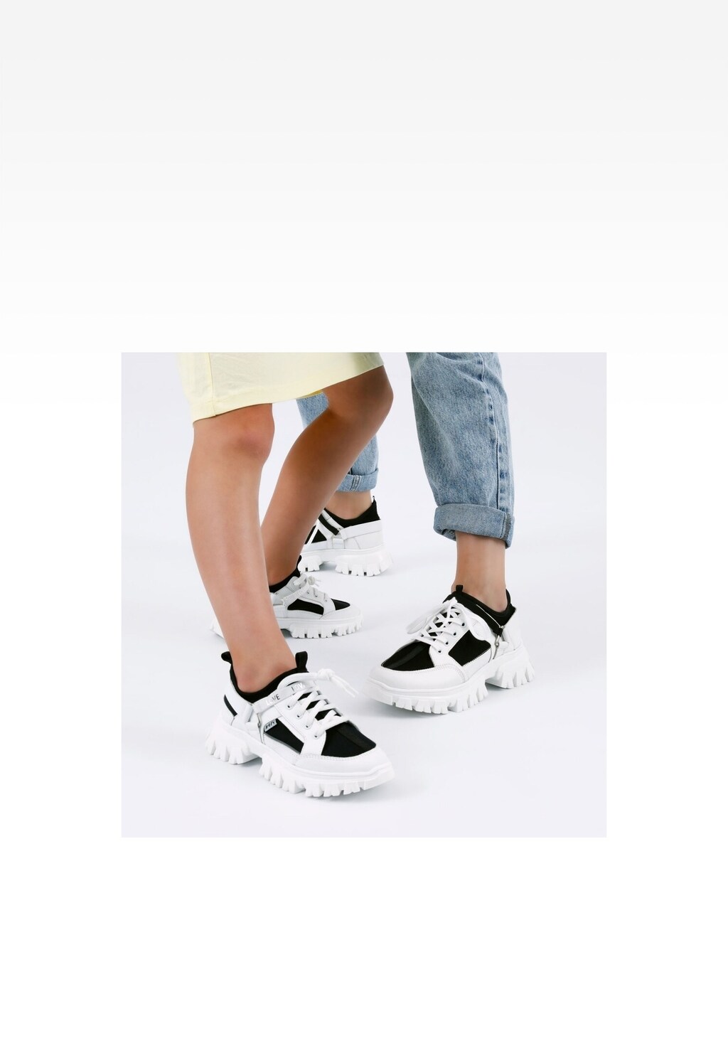 Półbuty Wojas x Bartek 8300381, dla dziewcząt, biało-czarny Widok 9