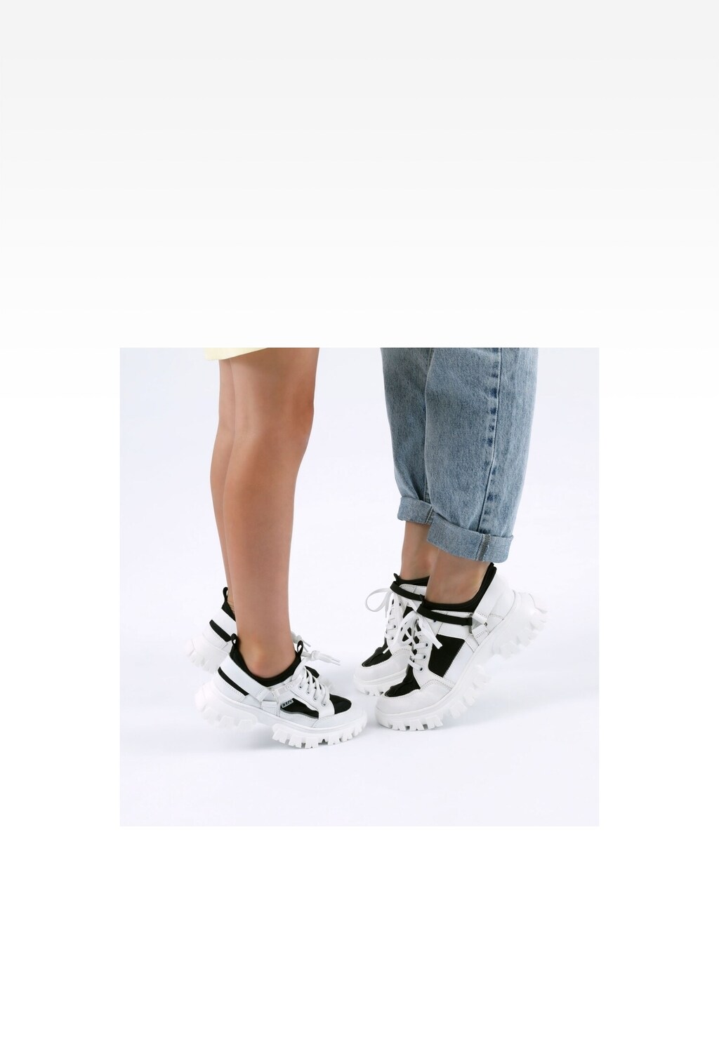 Półbuty Wojas x Bartek 8300381, dla dziewcząt, biało-czarny Widok 10