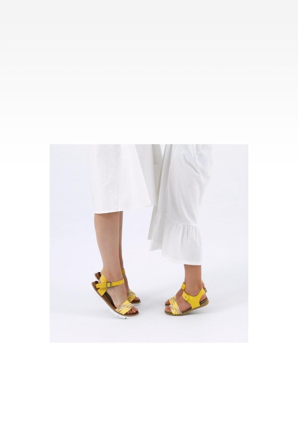 Sandały Wojas x Bartek 8520088, dla dziewcząt, żółty Widok 9