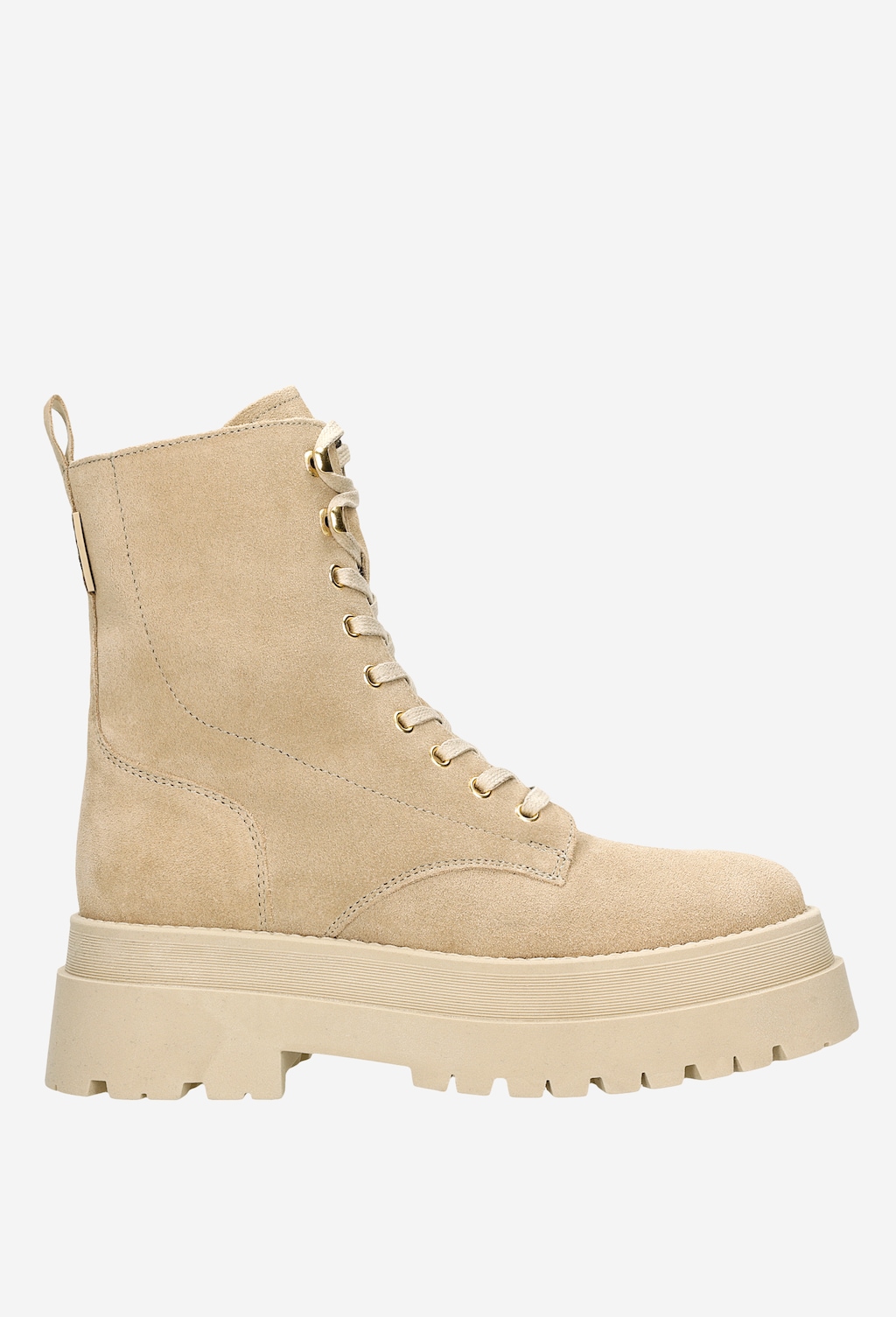 Béžové členkové čižmy na celoročné nosenie 64072-64 Widok 2