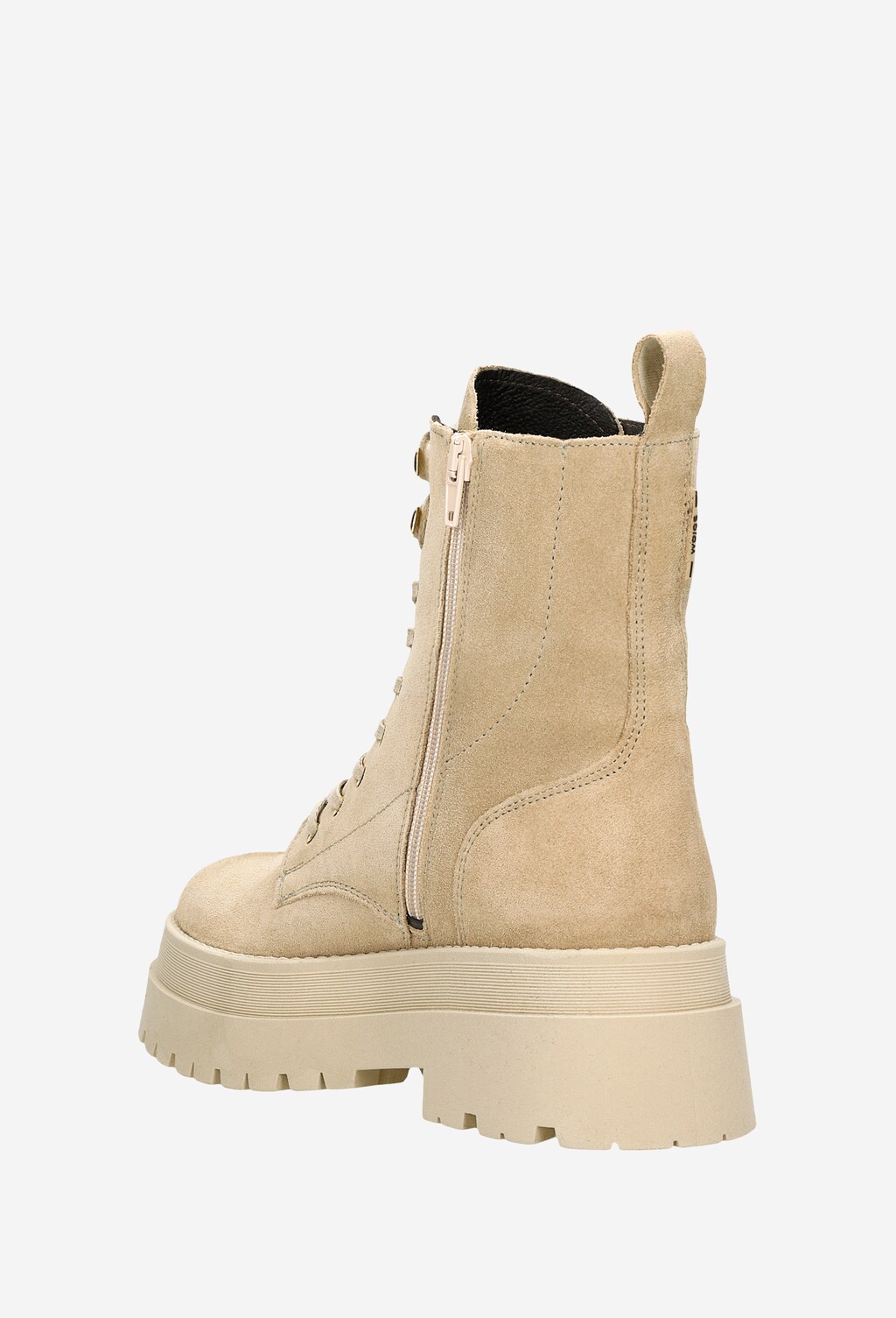 Béžové členkové čižmy na celoročné nosenie 64072-64 Widok 4