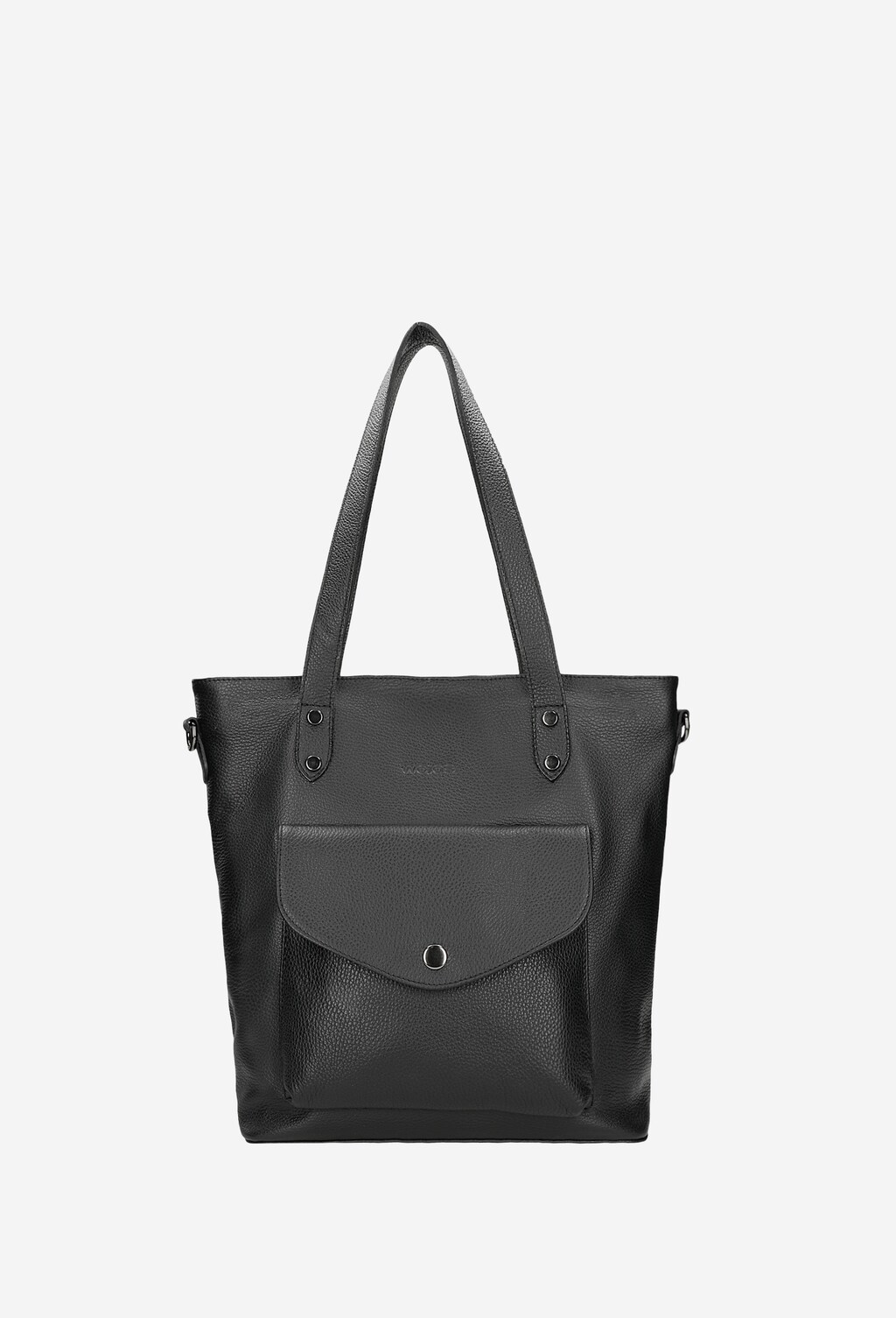 Černá dámská kabelka crossbody z hladké kůže 80179-51 Widok 1