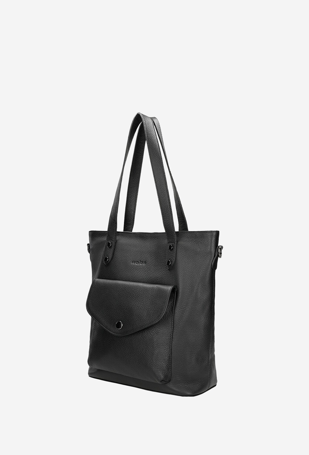 Černá dámská kabelka crossbody z hladké kůže 80179-51 Widok 2