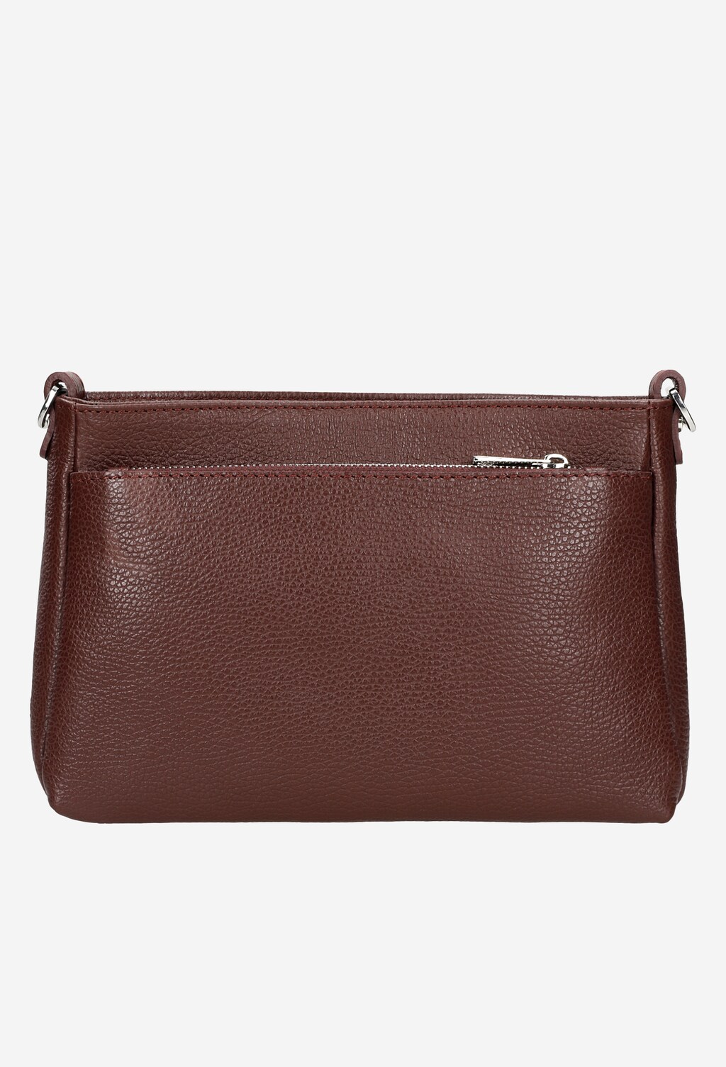 Bordowa torebka damska z łączonych skór 80192-75 Widok 3