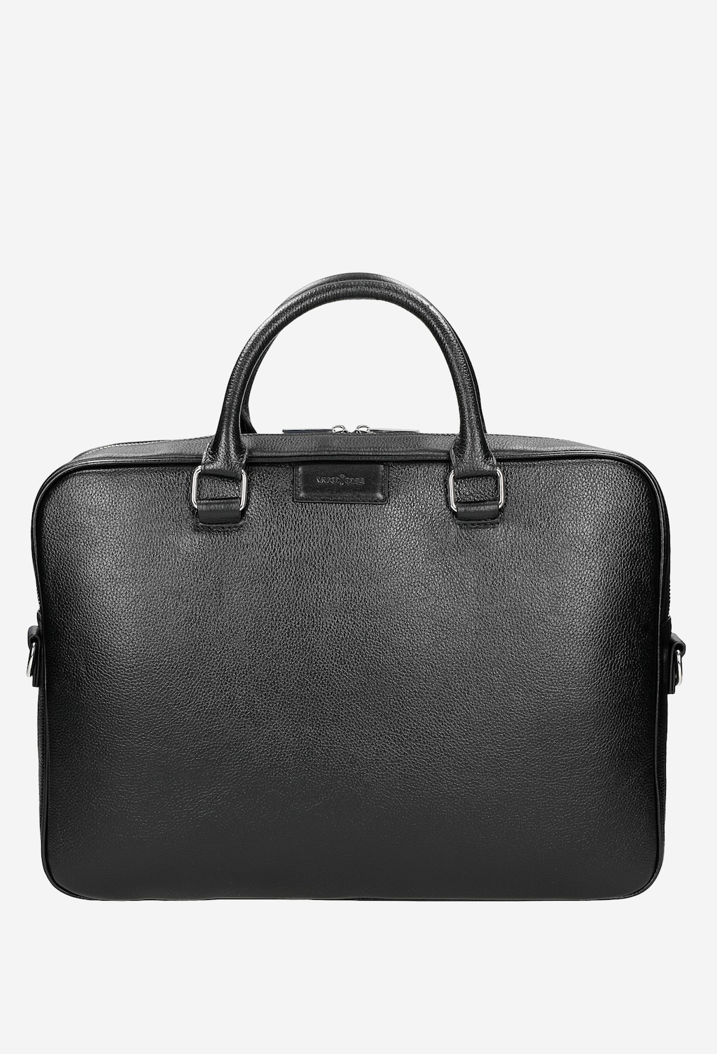 Čierna pánska kožená taška na notebook ako skvelý spoločník 80151-51 Widok 2
