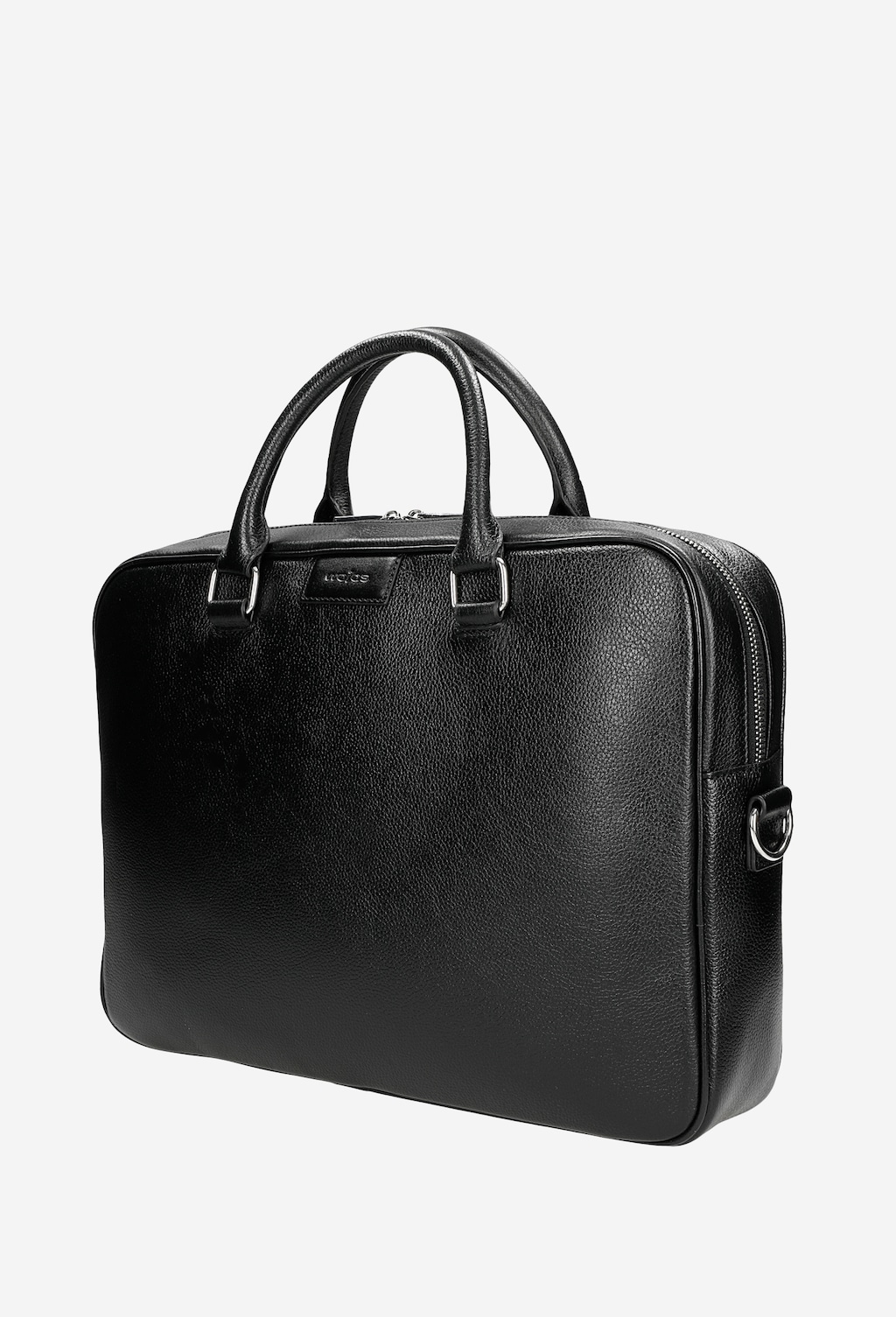 Čierna pánska kožená taška na notebook ako skvelý spoločník 80151-51 Widok 3