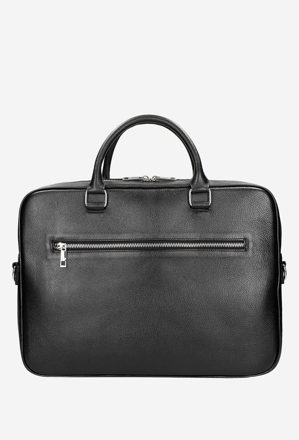 Čierna pánska kožená taška na notebook ako skvelý spoločník 80151-51 Widok 4
