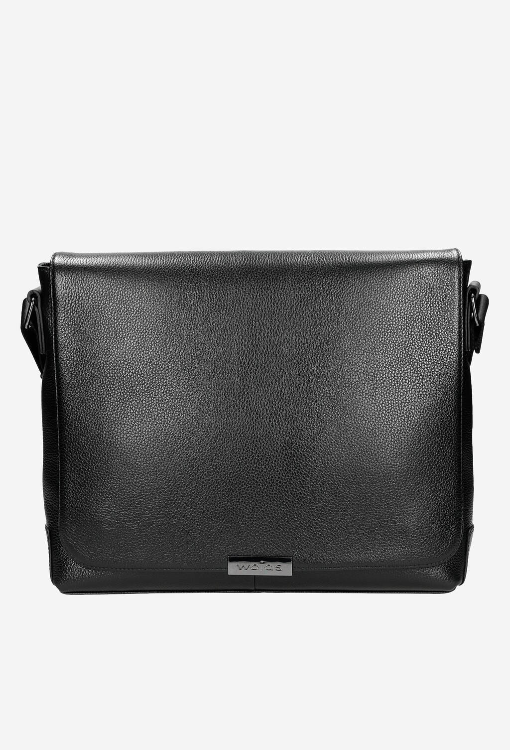 Klasická velká pánská kabelka z černé hladké kůže 80149-51 Widok 1