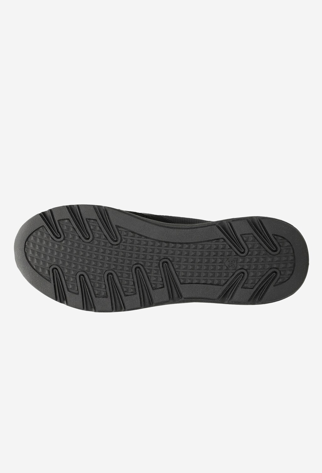Ponadczasowe czarne sneakersy damskie  46105-81 Widok 5