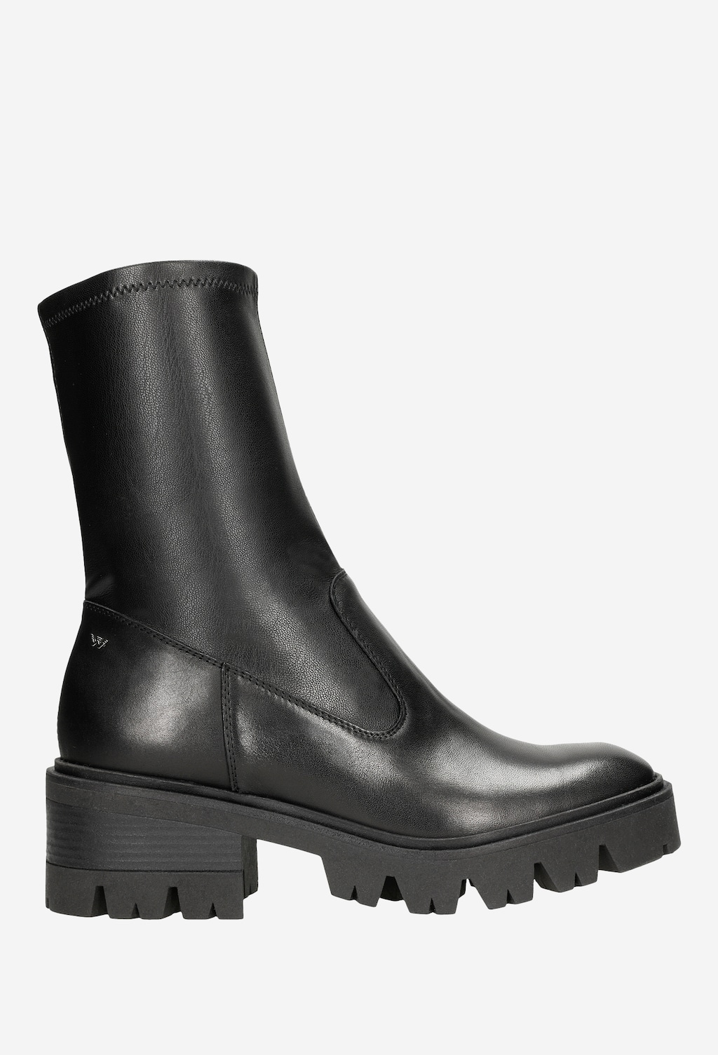 Elegantní dámské kotníkové boty z černé kůže 55101-81 Widok 2