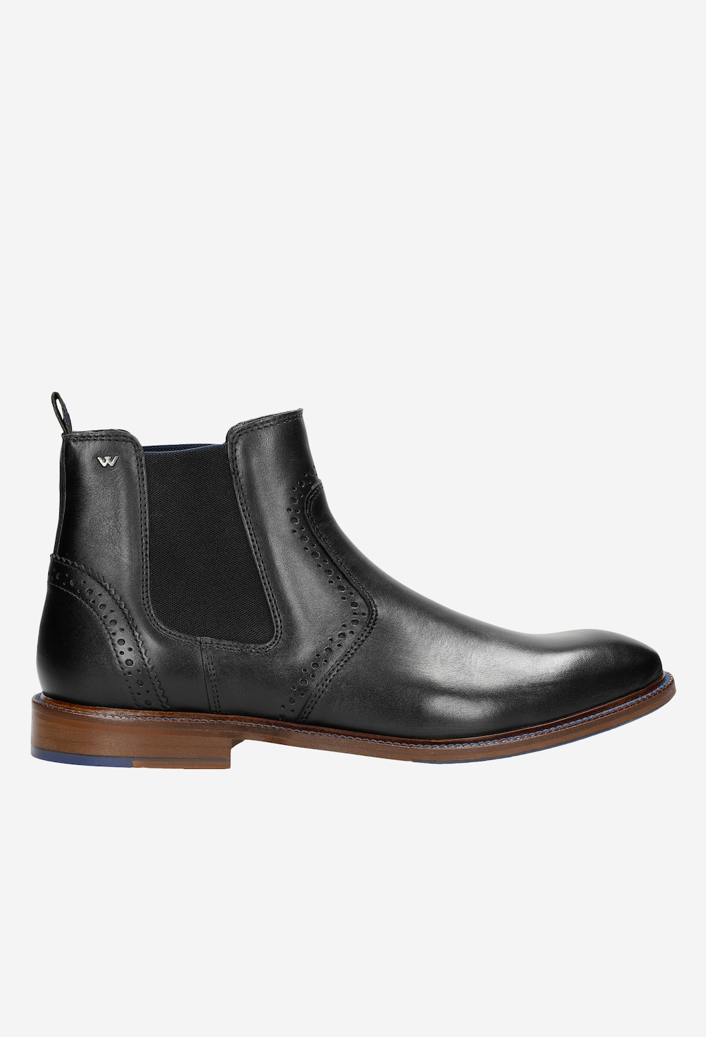 Czarne eleganckie sztyblety męskie ze zdobieniem 20010-51 Widok 2