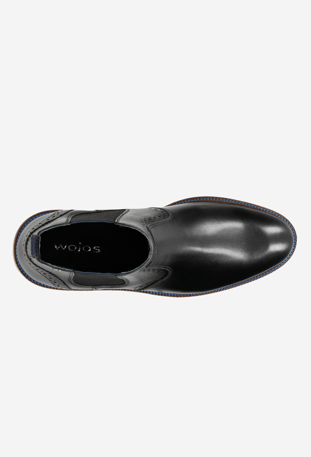 Czarne eleganckie sztyblety męskie ze zdobieniem 20010-51 Widok 5