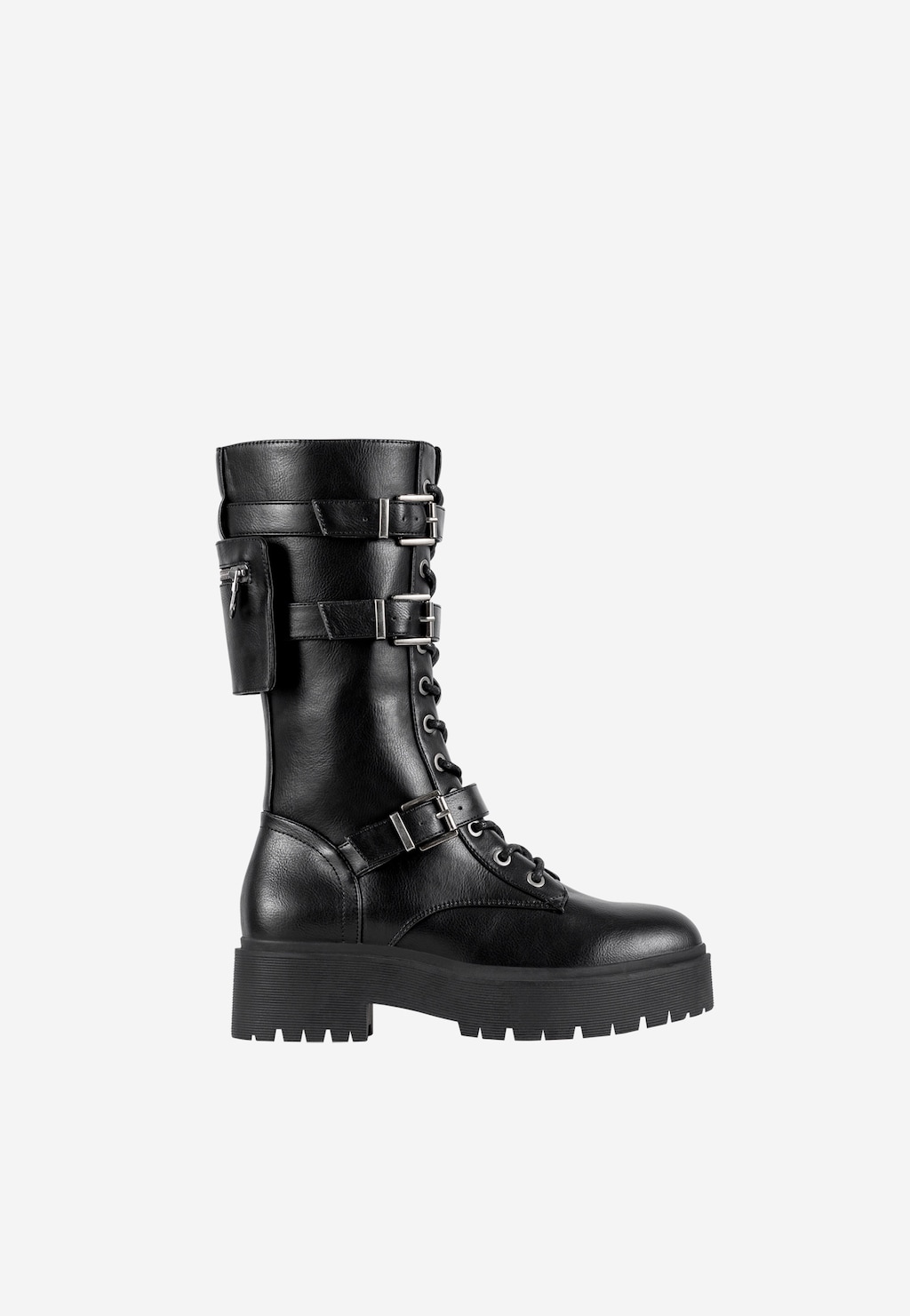 WJS czarne workery damskie z torebką WJS55012-51 Widok 1