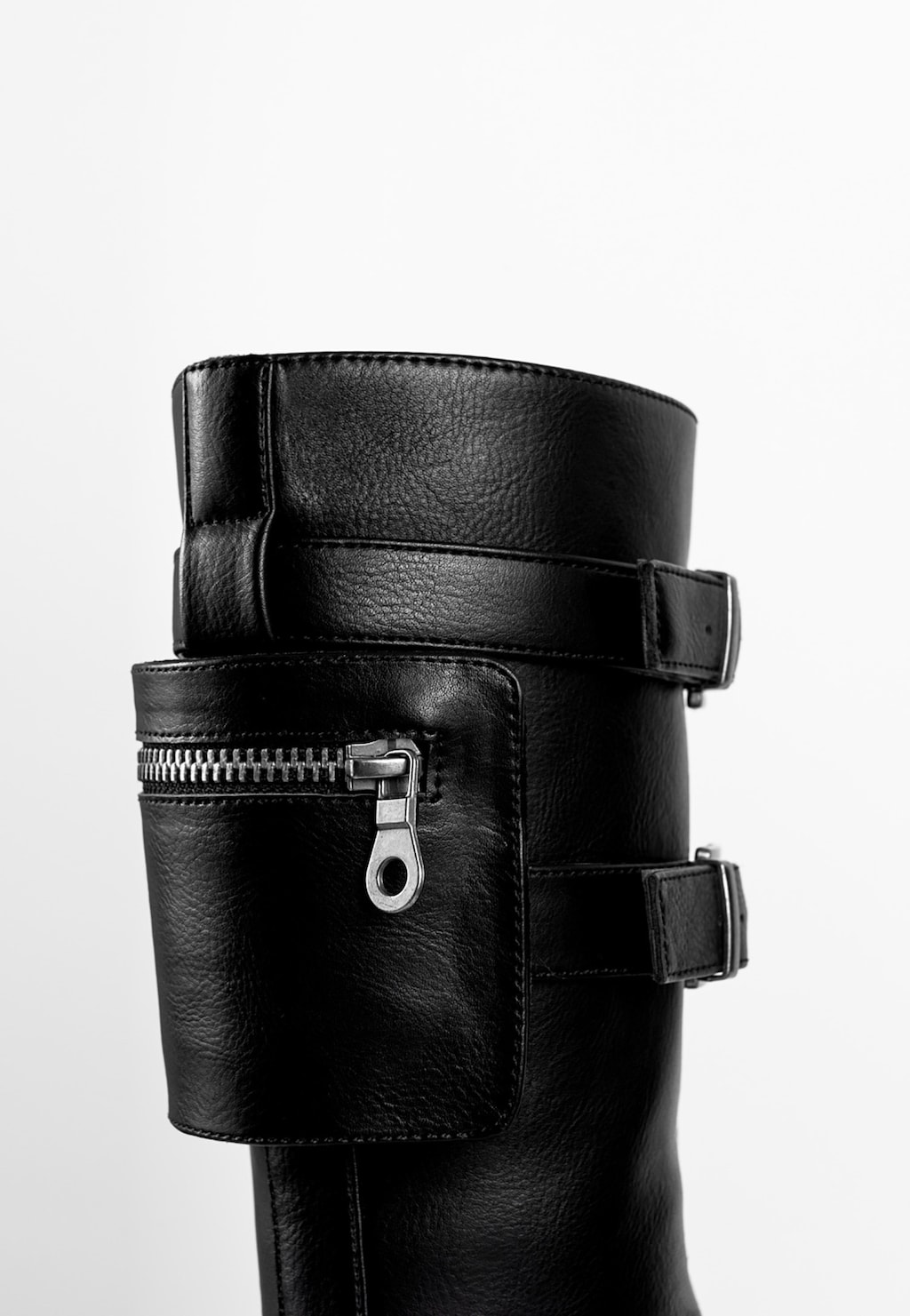 WJS czarne workery damskie z torebką WJS55012-51 Widok 4