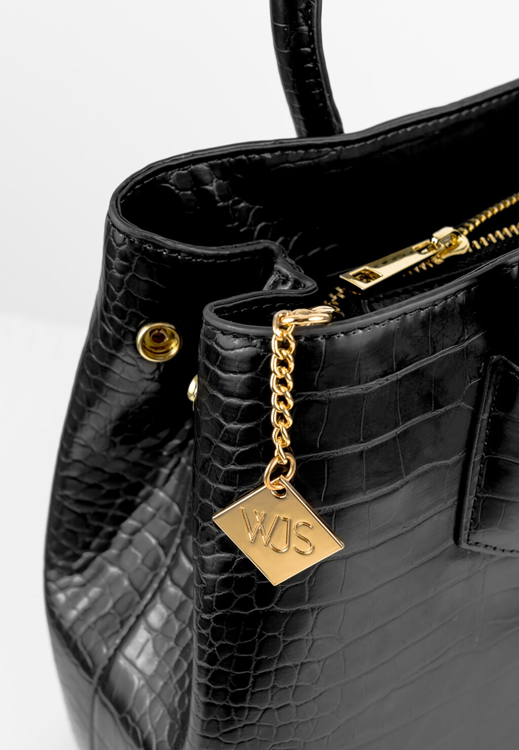 WJS czarna torebka typu kuferek WJS76018-51 Widok 3