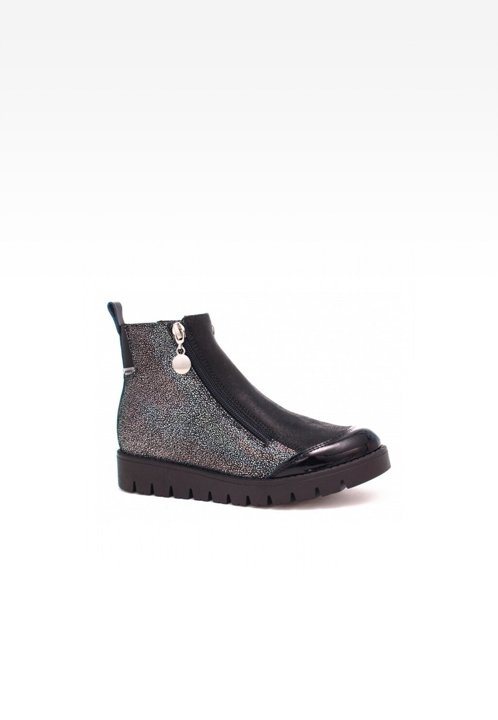 Botki ocieplane BARTEK 7443-55MP, dla dziewcząt, czarny Widok 1