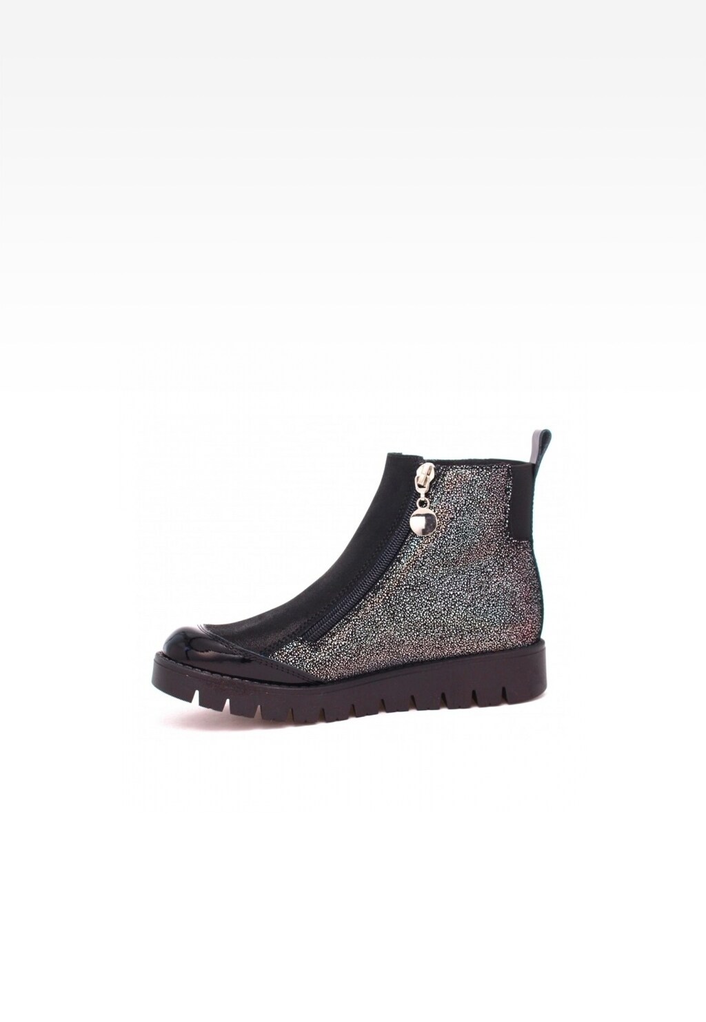 Botki ocieplane BARTEK 7443-55MP, dla dziewcząt, czarny Widok 4