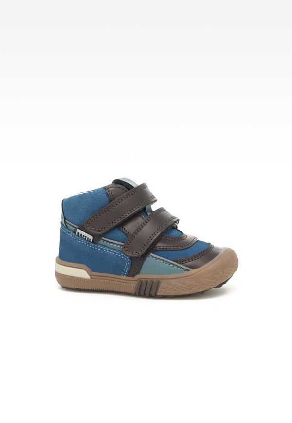 Sneakers BARTEK 91756-022, dla chłopców, niebiesko-brązowy