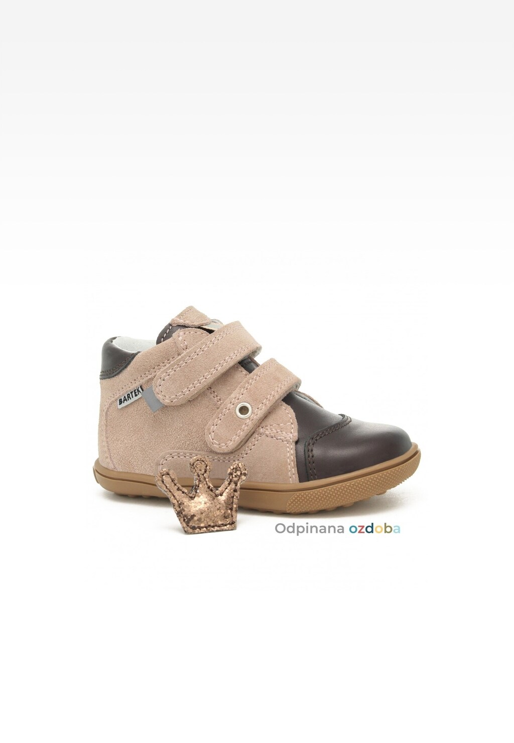 Trzewiki BARTEK 11703-024, dla dziewcząt, ciemny róż Widok 2