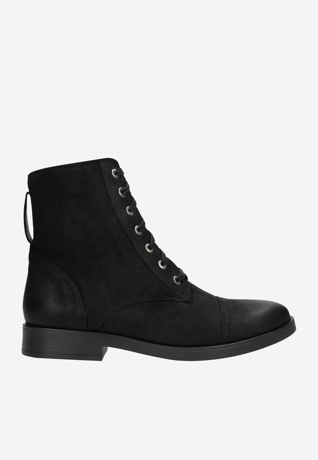 Štýlové kožené dámske členkové čižmy na zimu 9610-21 Widok 1