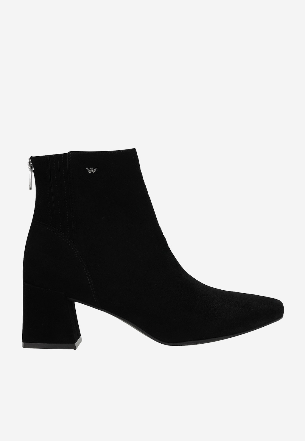 Extravagancia s koženými členkovými čižmami na opätku 55054-71 Widok 1