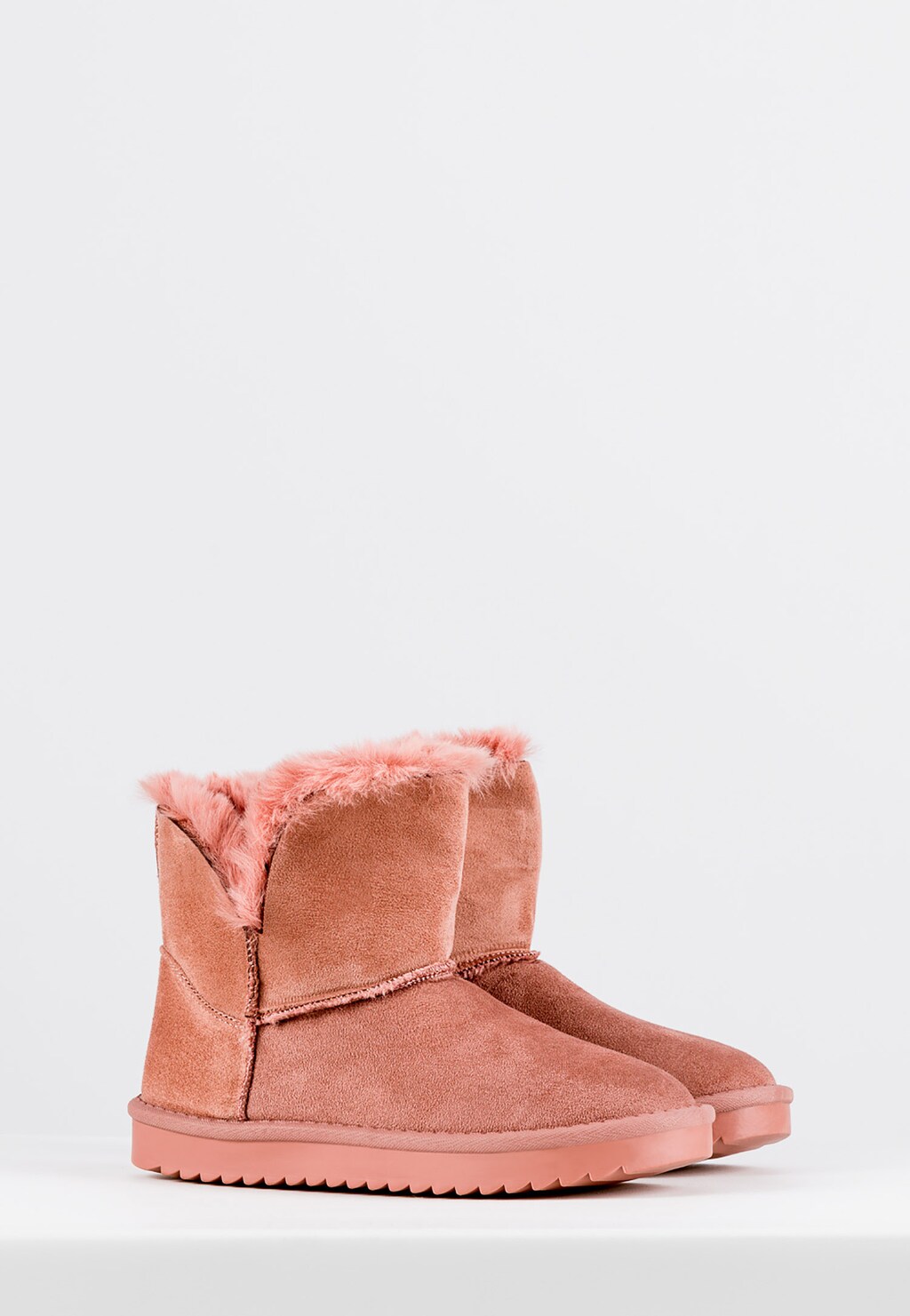 Ocieplane Śniegowce damskie w kolorze różowym WJS44005-65 Widok 2