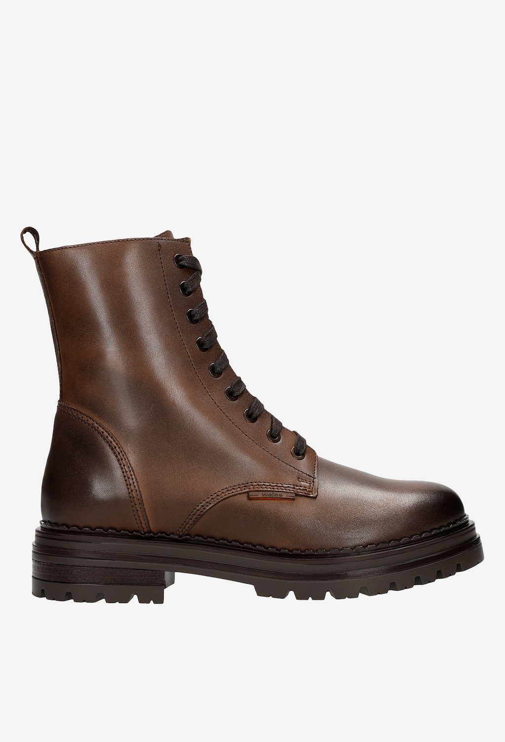 Jesenné nízke čižmy v neutrálnej hnedej farbe 64068-52 Widok 2