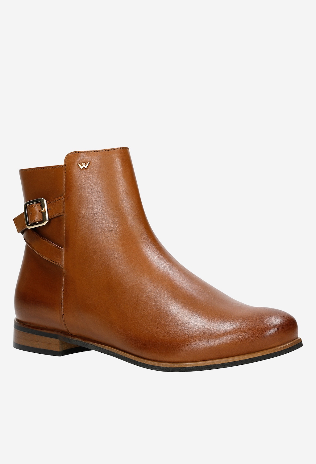 Zimné členkové čižmy z lícovej kože na každý deň 55066-53 Widok 2