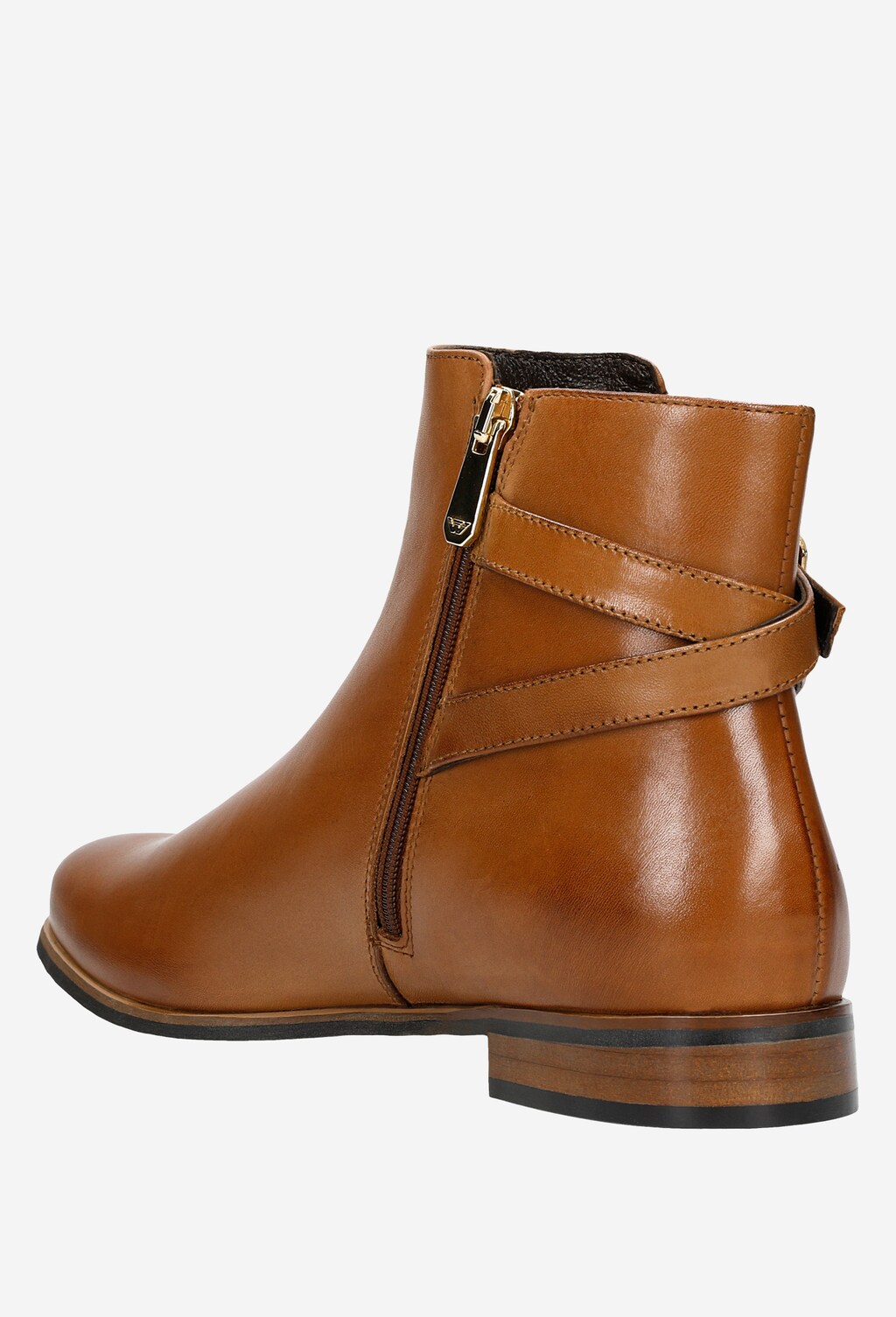 Zimné členkové čižmy z lícovej kože na každý deň 55066-53 Widok 3