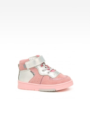 Sneakers BARTEK 11583007, dla dziewcząt, różowo-srebrny